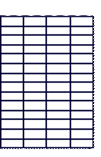 Slika Naljepnice  52,5x 21,2 bijele 100/1 MAYSPIES