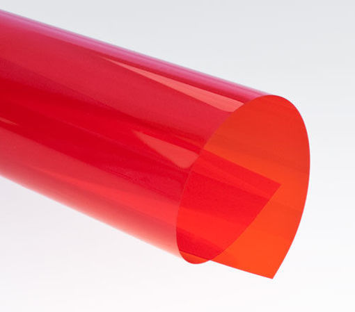 Slika Korice za uvez A4(200µ) PVC prozirne crvene 100/1 Lamin8er