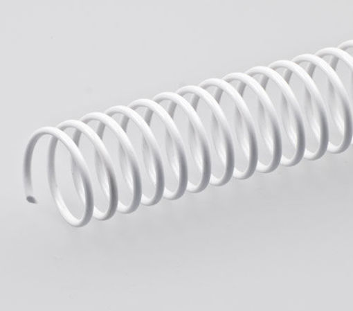 Picture of Plastic binding Coil 4:1 # 16 (A4) white 100/1