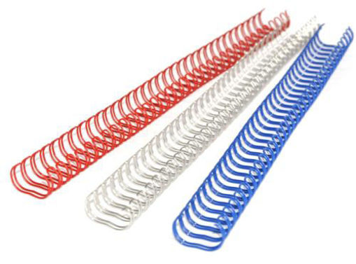 Slika Spirale za uvez žičane (2:1) #12.7 (1/2") bijele A4 100/1 RS